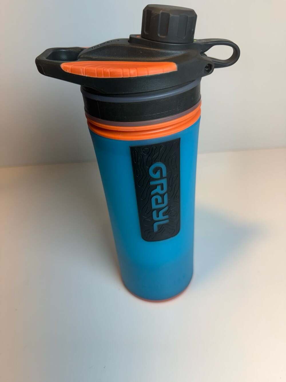 Grayl Geopress Water Purifier Bottle 24 oz Blue